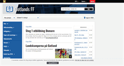 Desktop Screenshot of gotland.svenskfotboll.se