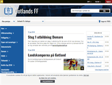 Tablet Screenshot of gotland.svenskfotboll.se