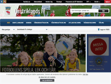Tablet Screenshot of gestrikland.svenskfotboll.se