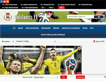 Tablet Screenshot of dalsland.svenskfotboll.se