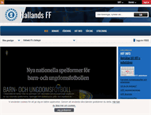 Tablet Screenshot of halland.svenskfotboll.se