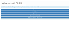 Desktop Screenshot of fogis.svenskfotboll.se