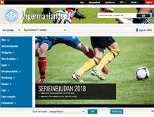 Tablet Screenshot of angermanland.svenskfotboll.se